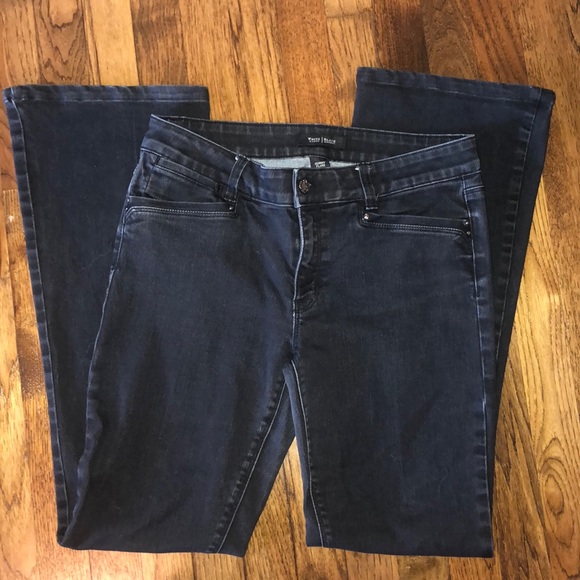 White House Black Market skinny flare jeans - Picture 3 of 3